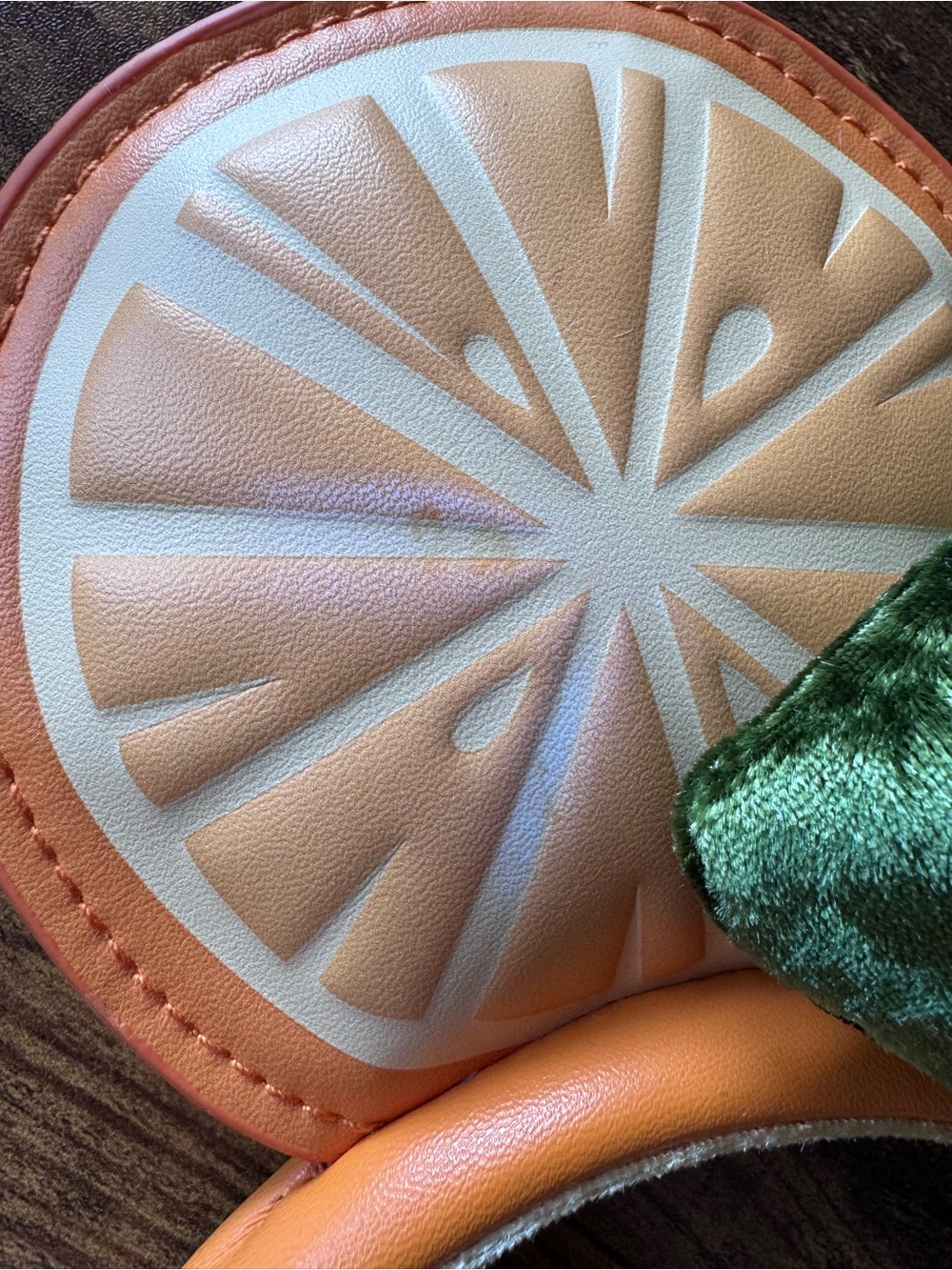 Minnie Mouse Icon Oranges Ear Headband for Adults - Picture 2 of 4